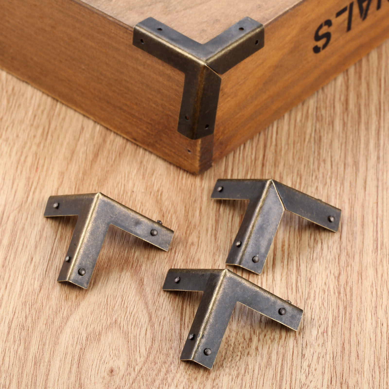 Furniture Hardware Covers - Drold 4 Buah Perunggu Antik Pelindung