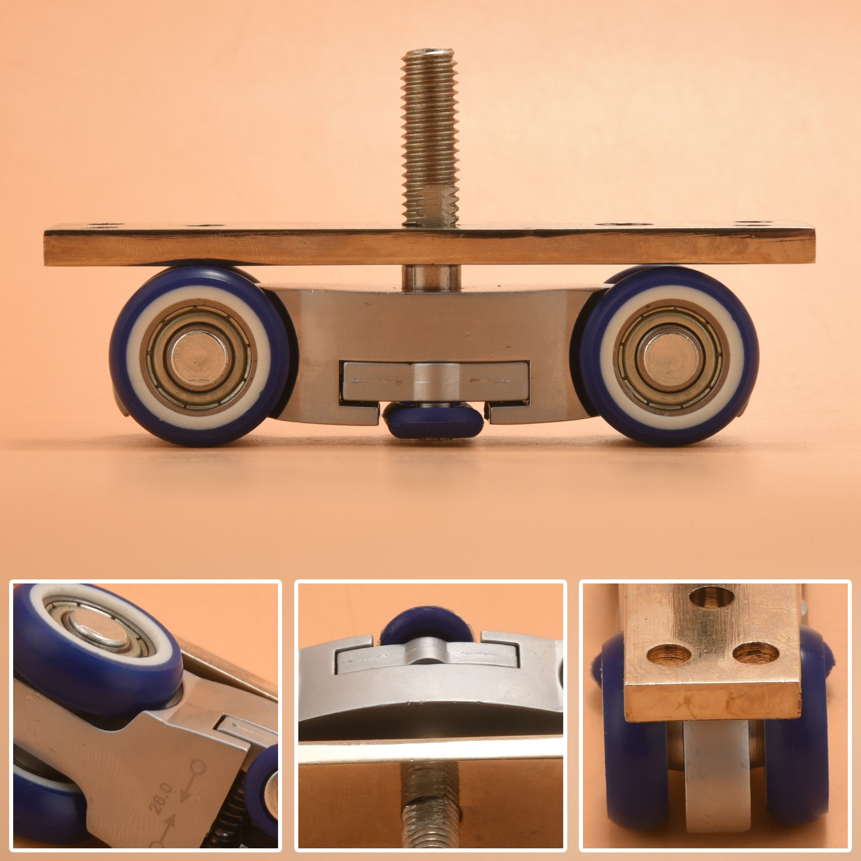 Furniture Hardware Paint - Perlengkapan Pintu Lipat Ringan, Roda Pintu