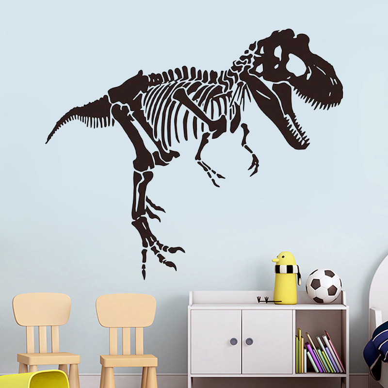 Furniture Paradise & Hardware Ghaziabad Photos - Stiker Dinding Dinosaurus T-rex Kerangka Dekorasi