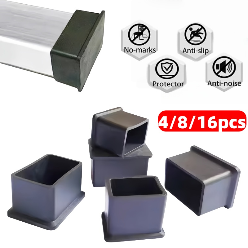 Furniture Hardware Feet - 4/8/16 Buah Penutup Kaki Kursi PVC