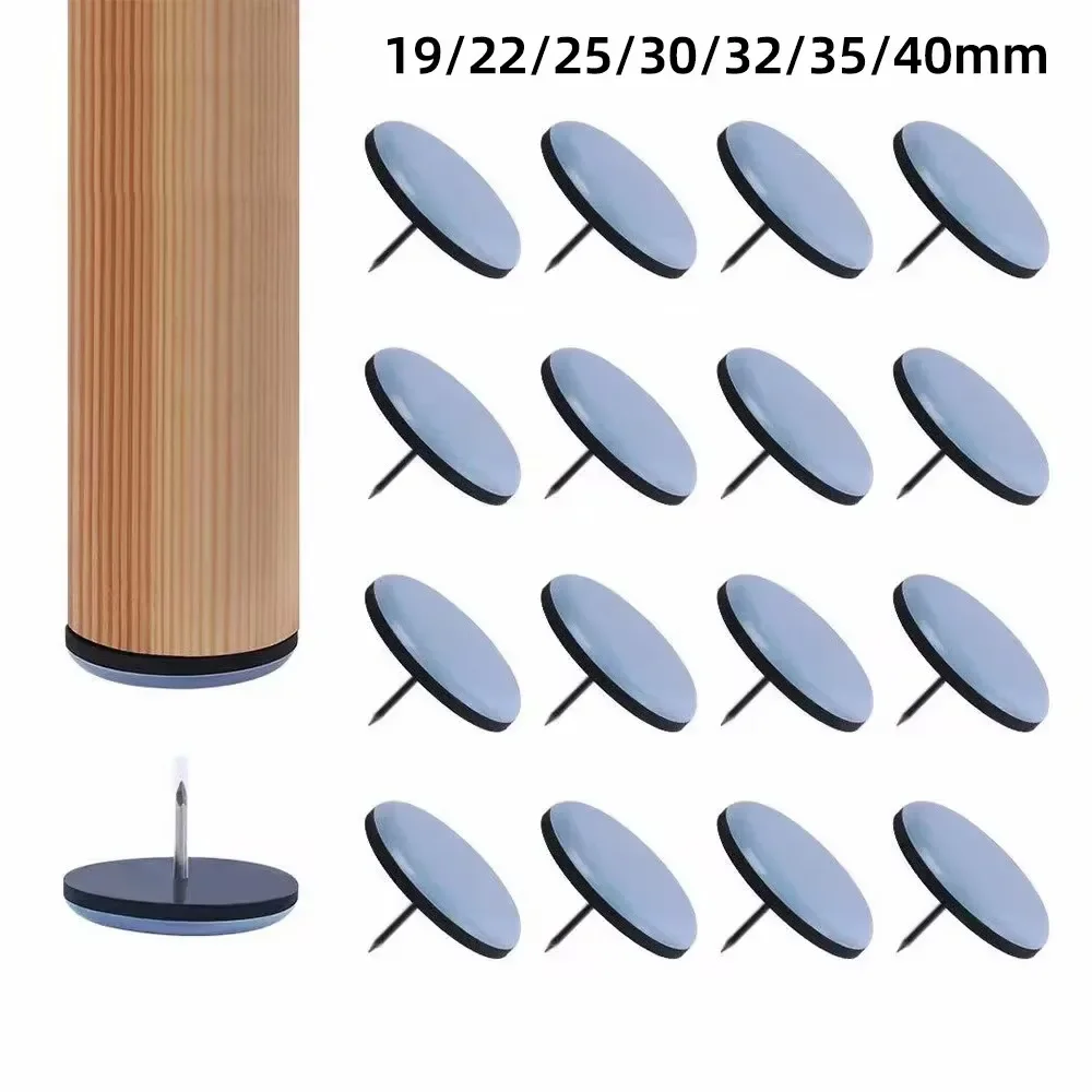 Furniture Hardware Feet - 16/19/22/25/32/38mm Pelindung Kaki Meja Kursi Bulat
