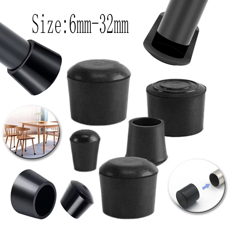 Furniture Hardware Feet - Pelindung Kaki Kursi Bulat dari Karet