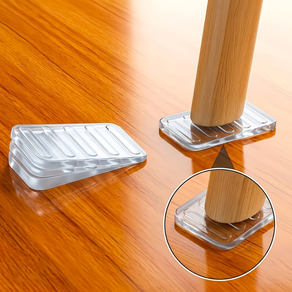 Furniture Hardware Feet - 8 buah bantalan penyeimbang kaki meja