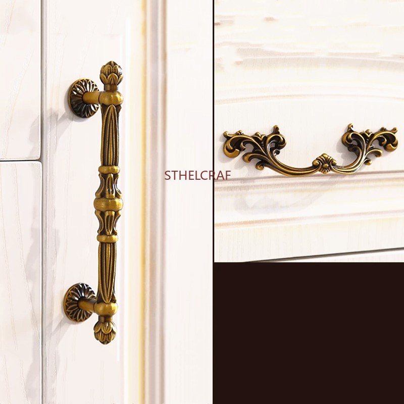 Kenop Laci Meja Bergaya Kuno P - Quality Furniture Hardware ulasan dan harga