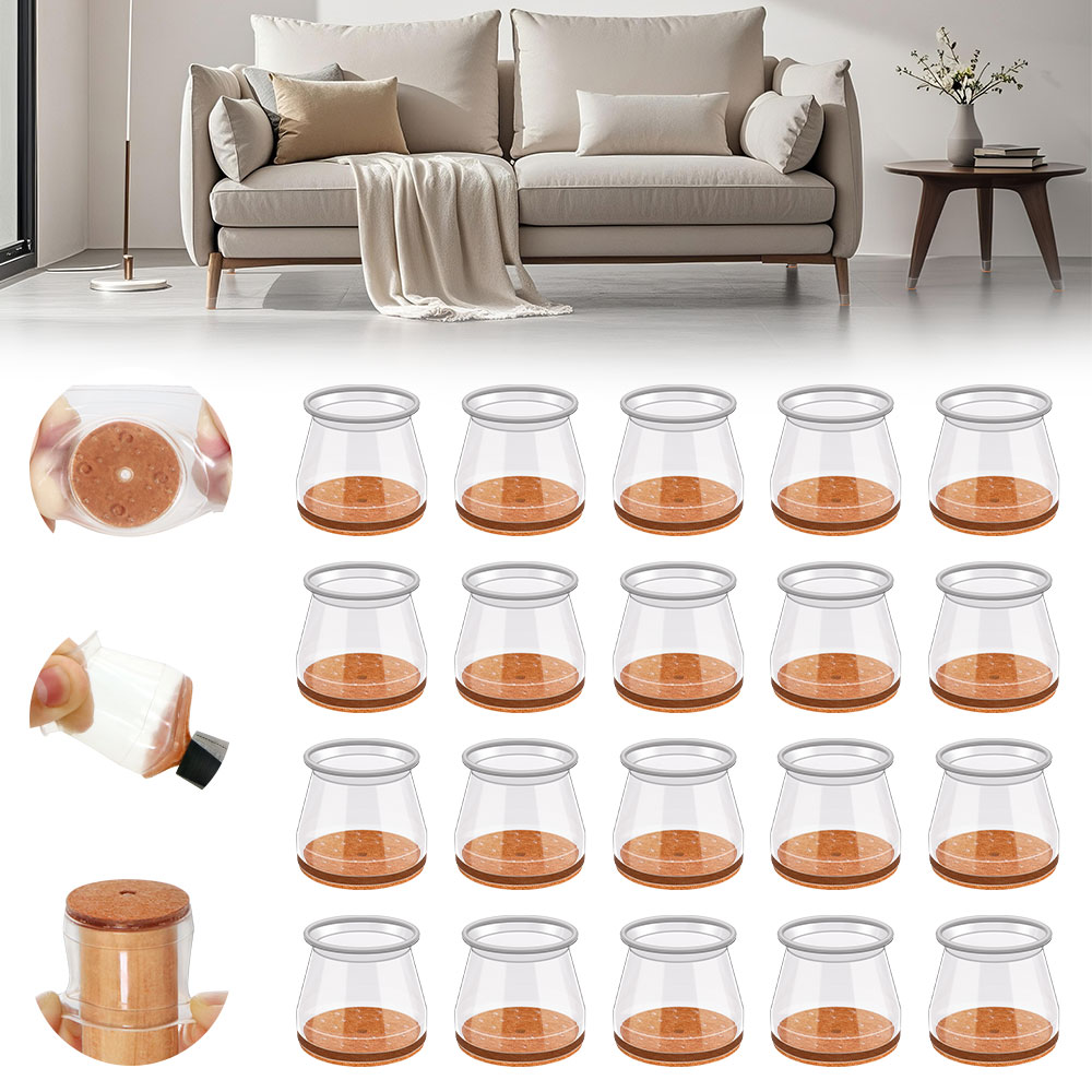 24-36 Buah Penutup Kaki Kursi  - Furniture Hardware Feet ulasan dan harga