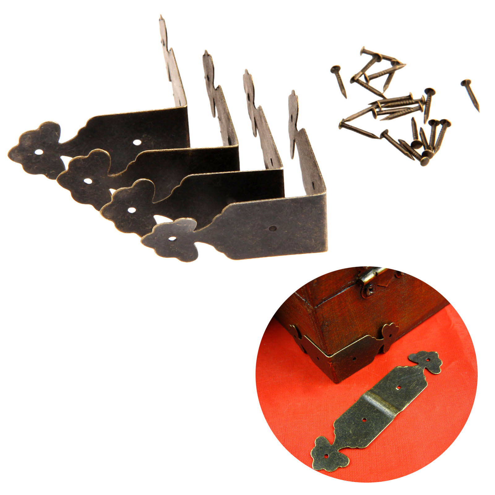 4 Pcs Dekoratif Pelindung Sudu - Furniture Hardware Covers ulasan dan harga