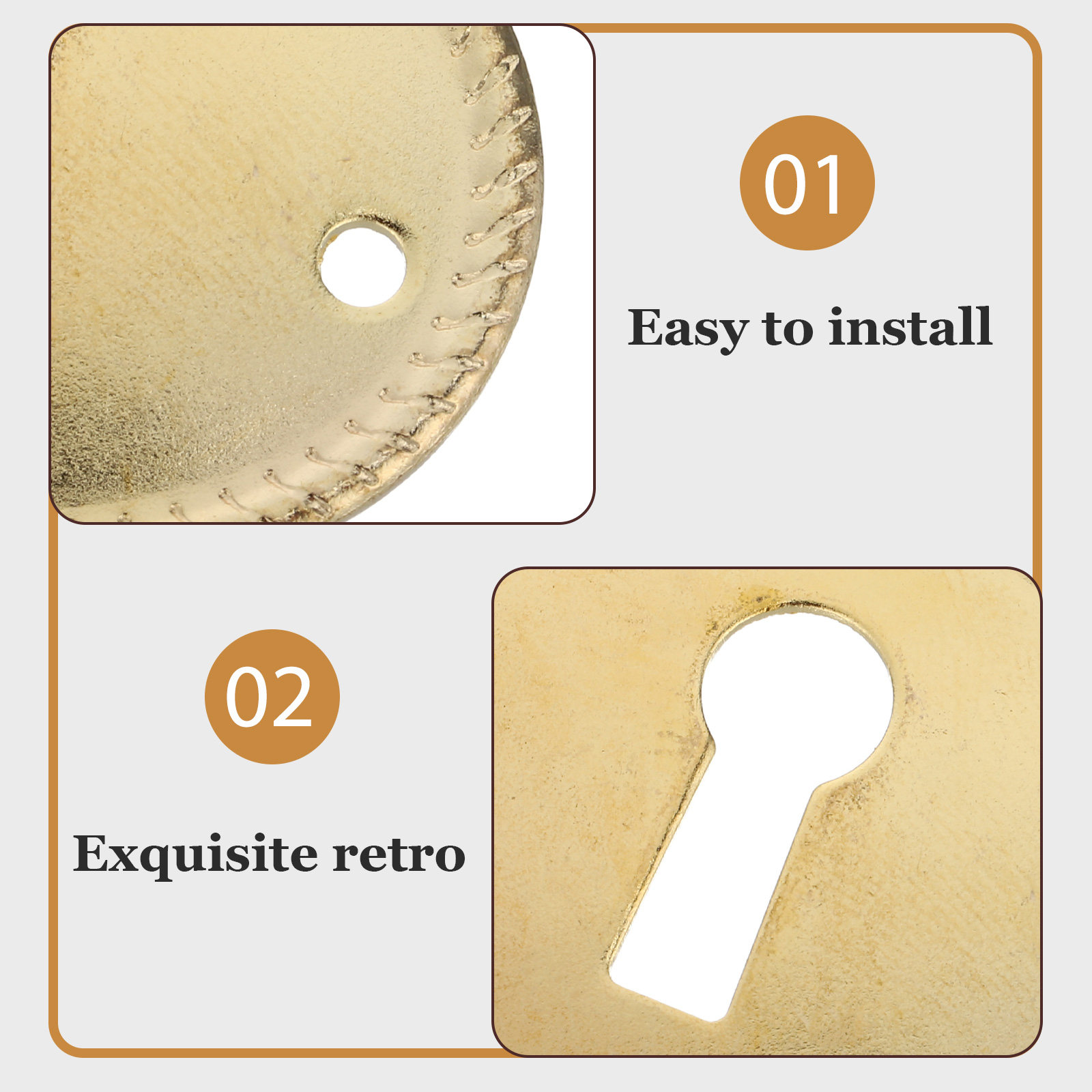 20 Buah Pelindung Logam Pelat  - Furniture Hardware Covers ulasan dan harga