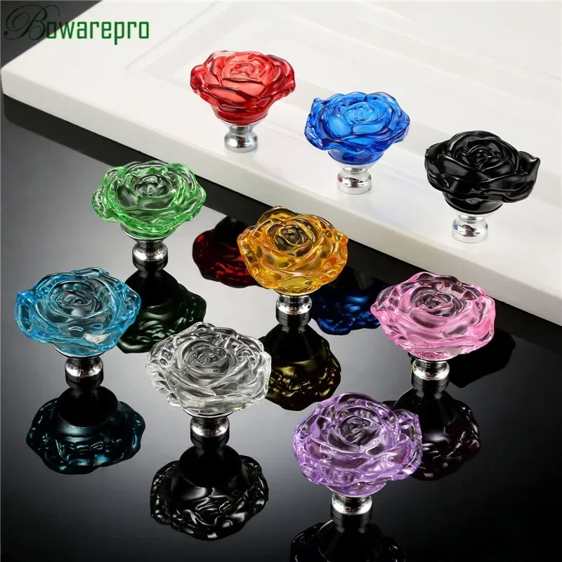 Bowarepro 50MM Kristal Mawar K - Furniture Hardware Feet ulasan dan harga