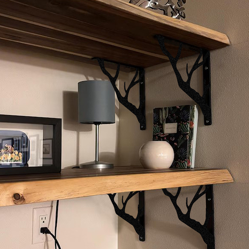 2 Buah Rak Logam Cabang Pohon  - Shelf Bracket Pair ulasan dan harga