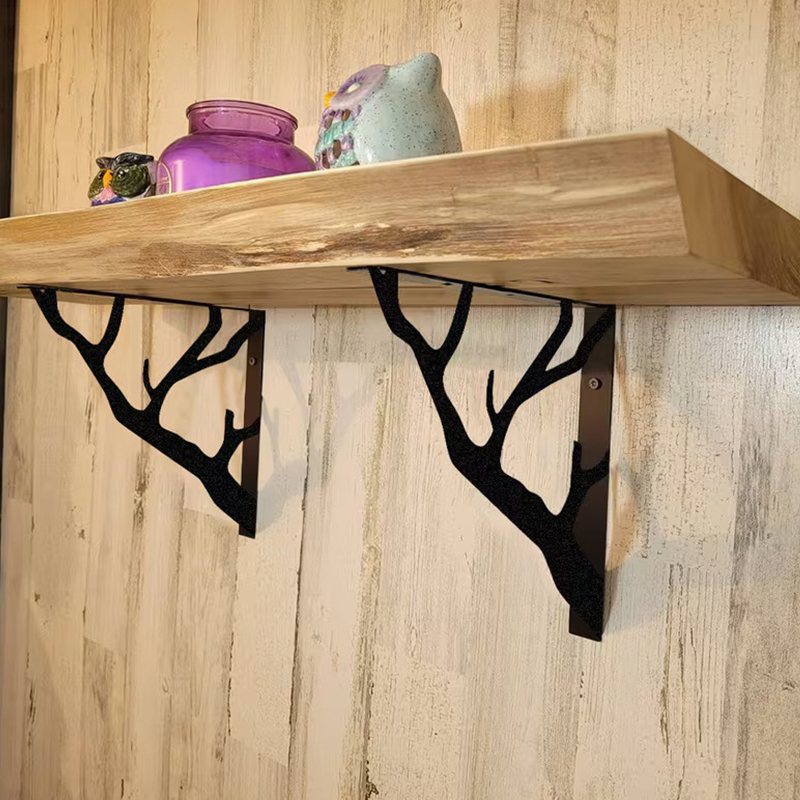 2 Buah Rak Logam Cabang Pohon  - Shelf Bracket Pair ulasan dan harga