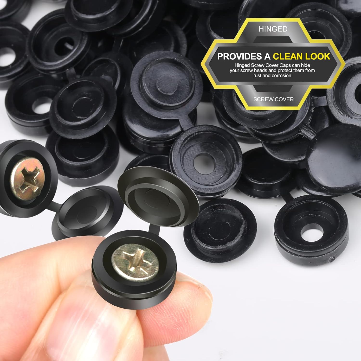 10/500 Buah Tutup Sekrup Kuku  - Furniture Hardware Covers ulasan dan harga