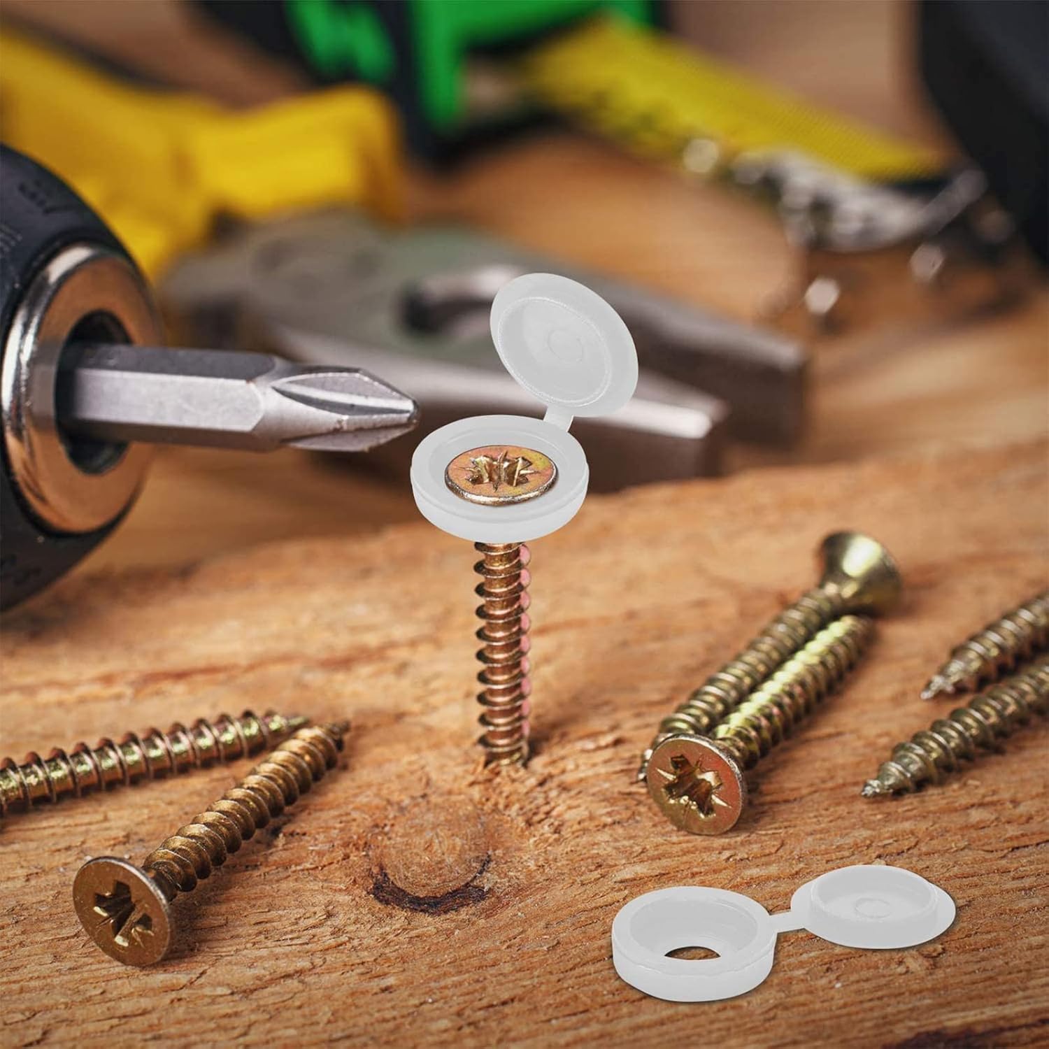 10/500 Buah Tutup Sekrup Kuku  - Furniture Hardware Covers ulasan dan harga