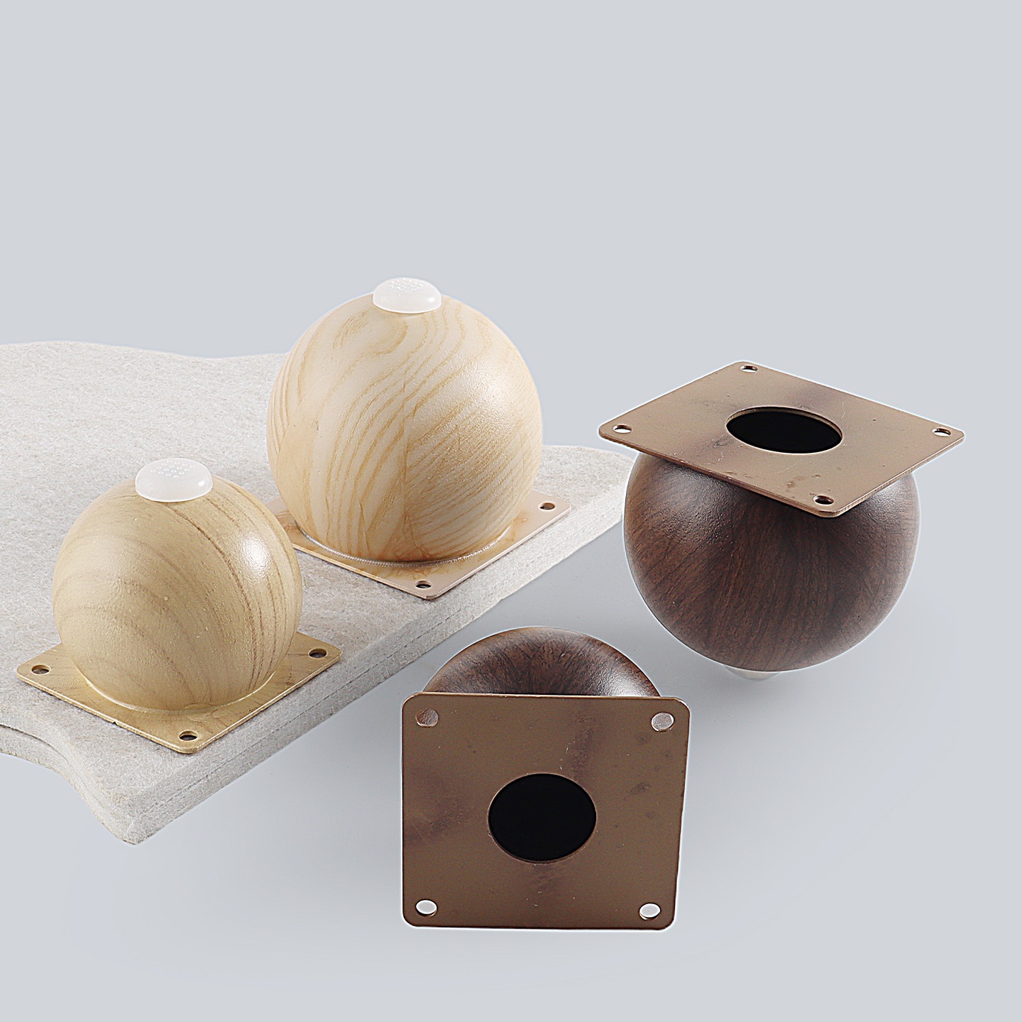 4 Buah Kaki Furnitur Berbentuk - Furniture Hardware Feet ulasan dan harga