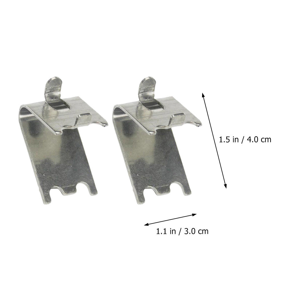 Klip penyangga kulkas, 10 buah - Shelf Bracket Pair ulasan dan harga