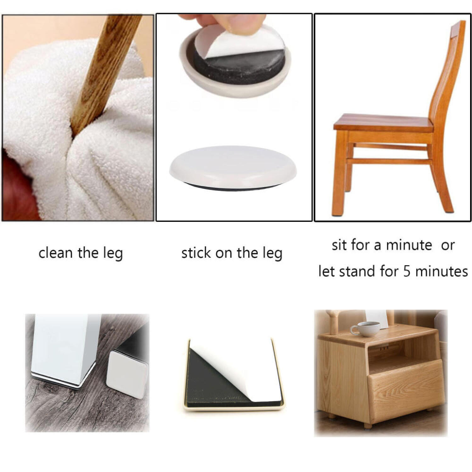 24/16/8/4 Buah Bantalan Slider - Furniture Hardware Feet ulasan dan harga