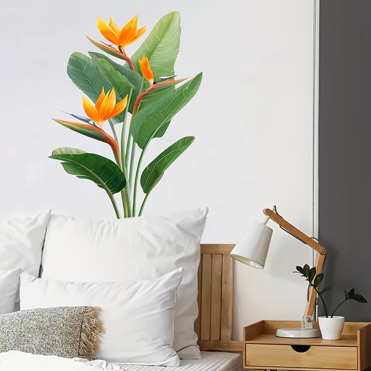 1 Buah Stiker Dinding Daun Hut - Furniture Paradise & Hardware Ghaziabad Photos ulasan dan harga