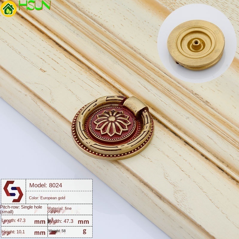Tutup dekorasi Ming putaran te - Furniture Hardware Paint ulasan dan harga