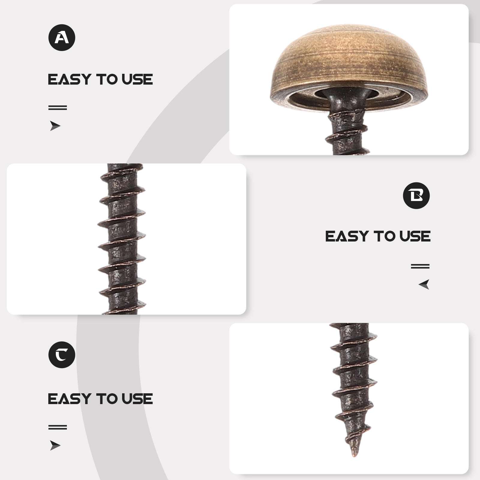 8 Buah 13Mm Sekrup Kuningan Ku - Furniture Hardware Covers ulasan dan harga